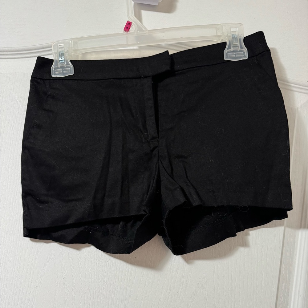 2 pair of shorts- 1 denim, 1 black cotton